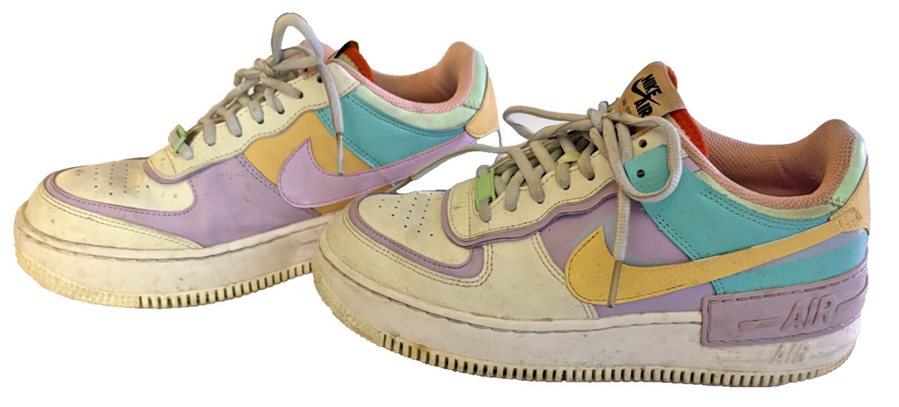 Nike Air Force 1 Low Shadow Pale Ivory Celestial Gold CI0919-101 Womens Size 8.5